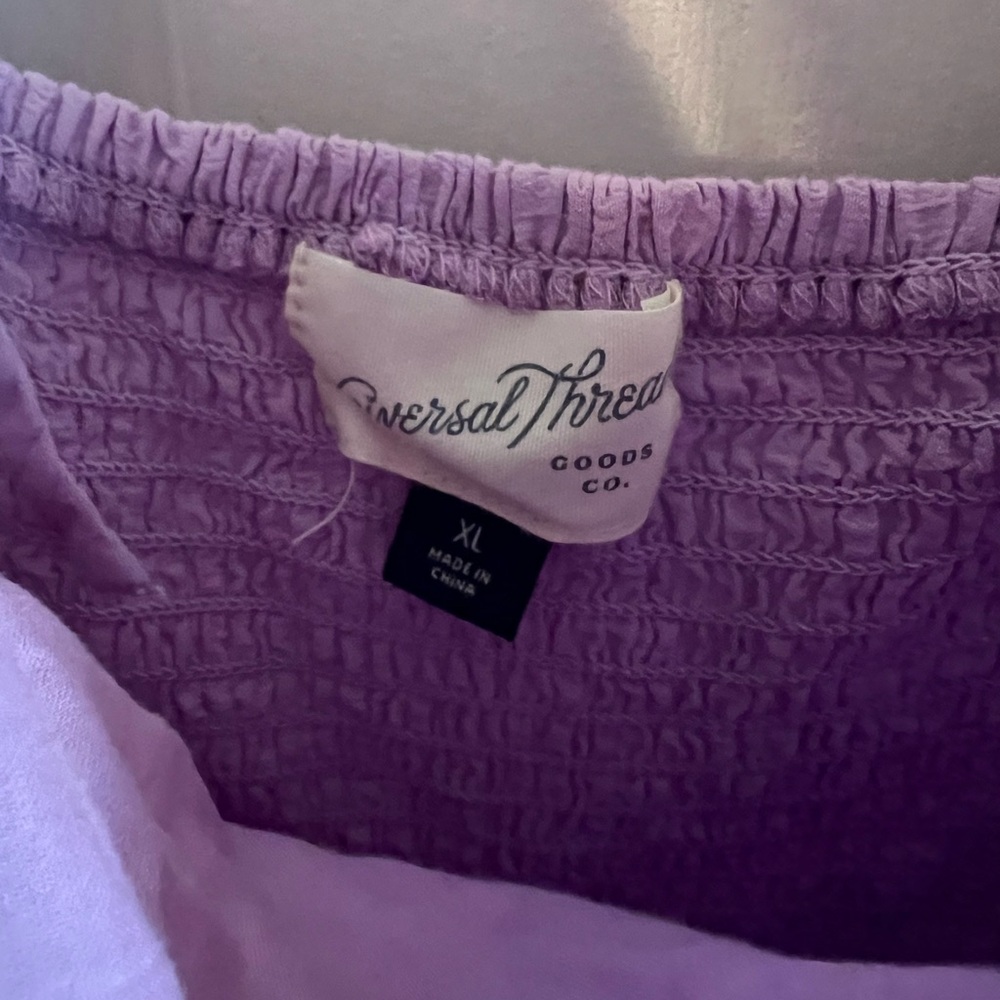 Universal Threads Lavender Off-Shoulder Dress Xl - image 7